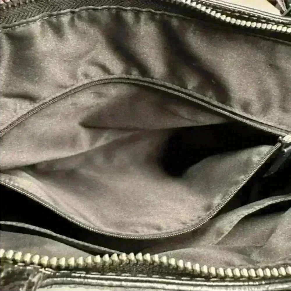 Coach Black Signature Tote Bag with Glossy Finish - Picture 16 of 16